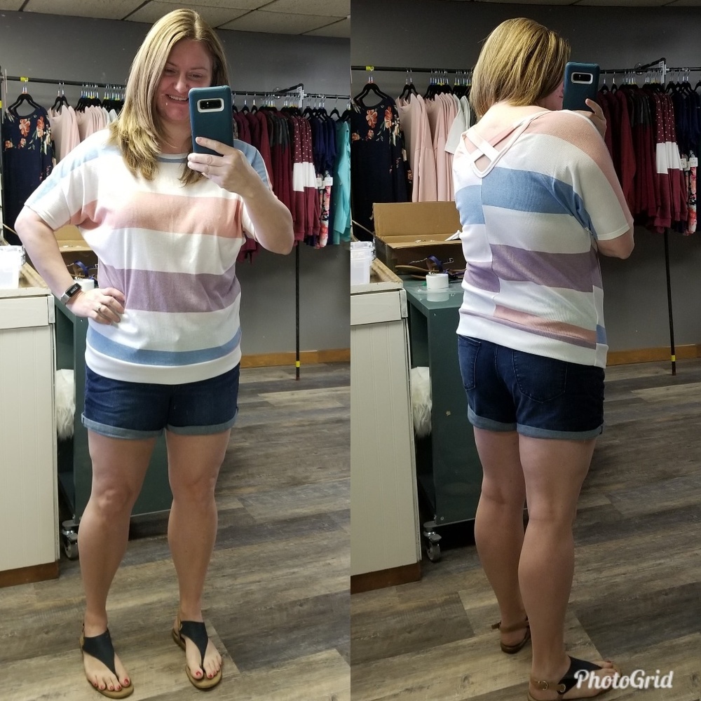 Criss Cross Back Top